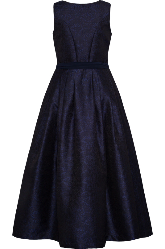 Damen Dirndl lang Trachten Deiser DK262-1005 BABSI/95 in 1405-MARINE - Rückansicht