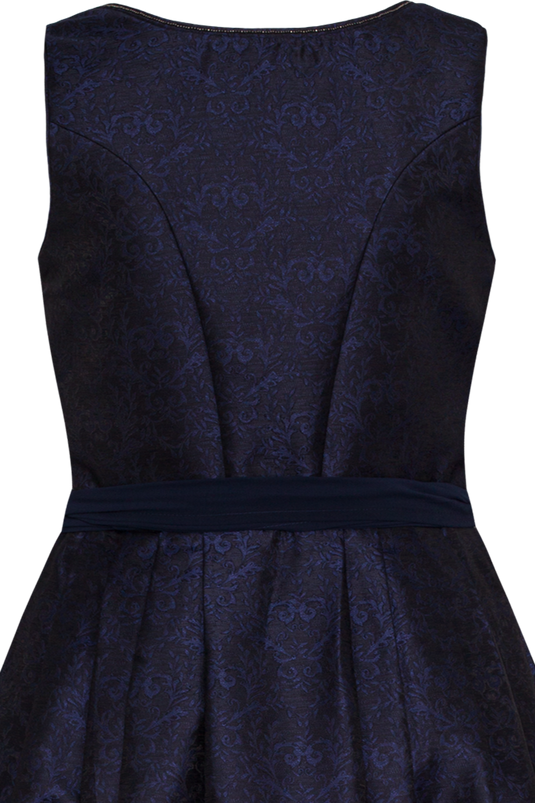 Damen Dirndl lang Trachten Deiser DK262-1005 BABSI/95 in 1405-MARINE - Rückansicht Detail oben
