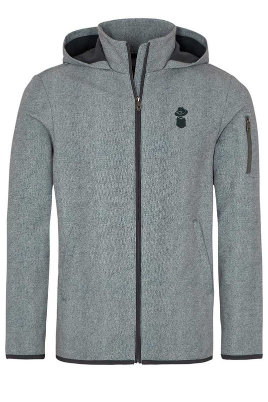 Alpine Herren Softshell-Jacke wasserabweisend - grau