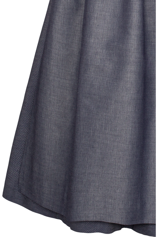Damen Dirndl lang Hammerschmid KOFLERSEE 262-2076/70 in 49-BLAU-GEMUSTERT - Vorderansicht Detail unten