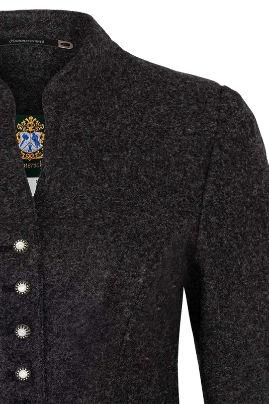 Damen Trachten Lodenblazer Stretch - anthrazit