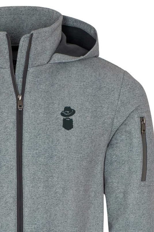Alpine Herren Softshell-Jacke wasserabweisend - grau